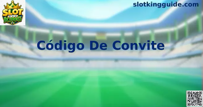 Interface promocional do Slot King detalhando o uso seguro do Código de Convite no cadastro