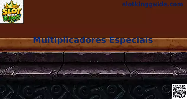 Demonstração visual de Multiplicadores Especiais em Slots