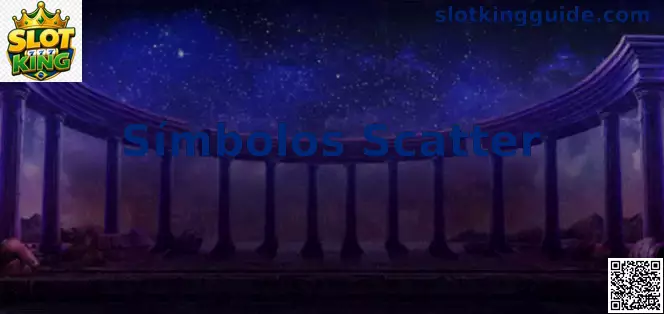 Exemplo visual de Símbolos Scatter em um jogo de slot do Slot King