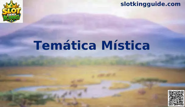 Interface representativa da Temática Mística no Slot King com elementos visuais de cristais e magia