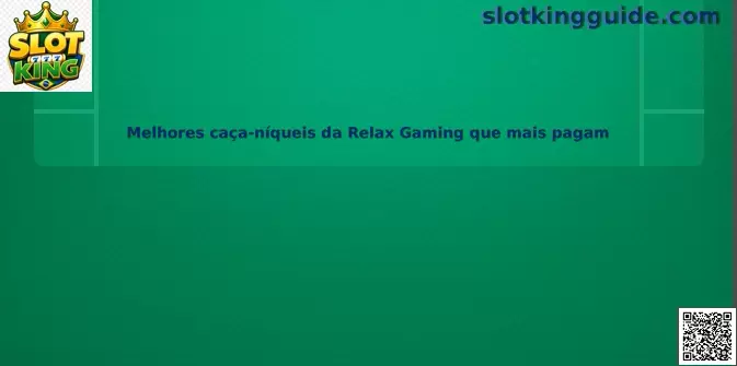 Melhores caça-níqueis da Relax Gaming que mais pagam
