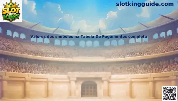 Tabela de pagamentos Slot King